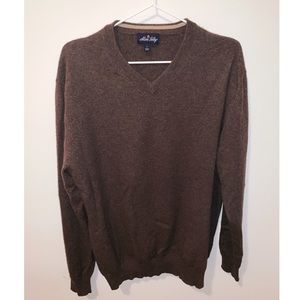Dark Chocolate 100% Cashmere Sweater